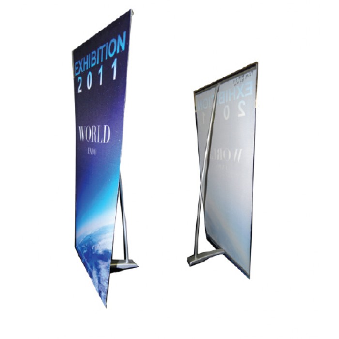 L Table Top Banner Stand